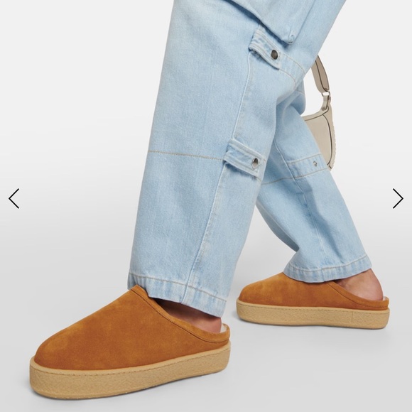 BNWT Isabel Marant Shearling Slides - Picture 4 of 4
